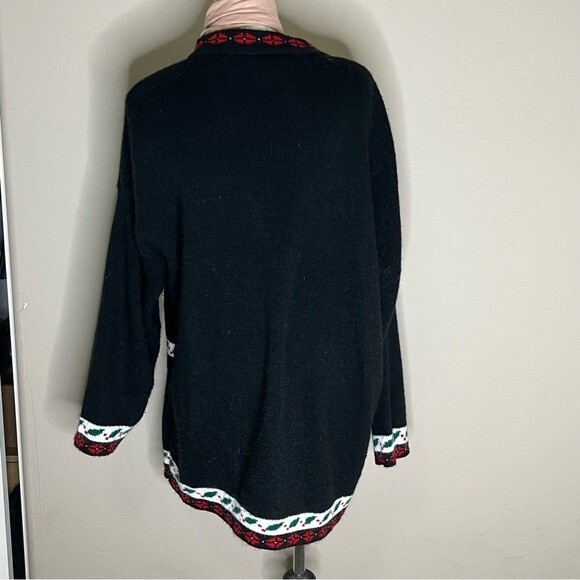 Vintage Ugly Christmas Sweater w/ Teddy Bear - Picture 5 of 7